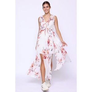 Sheer Floral Dress